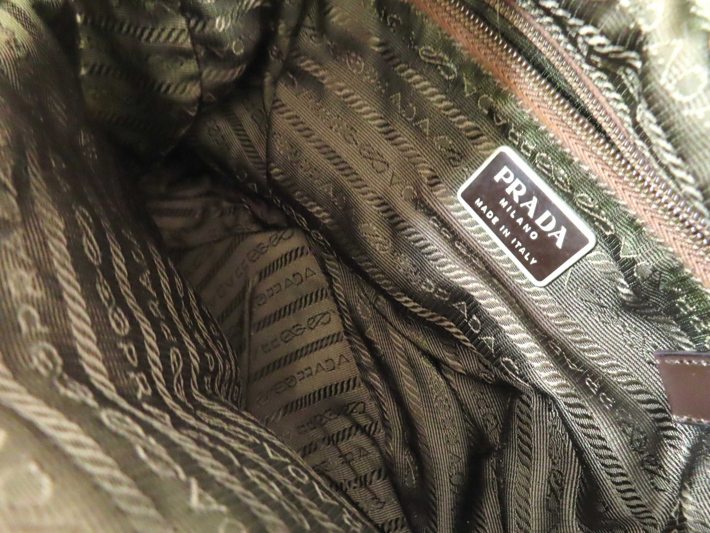 PRADA Backpack Nylon Leather Rucksack