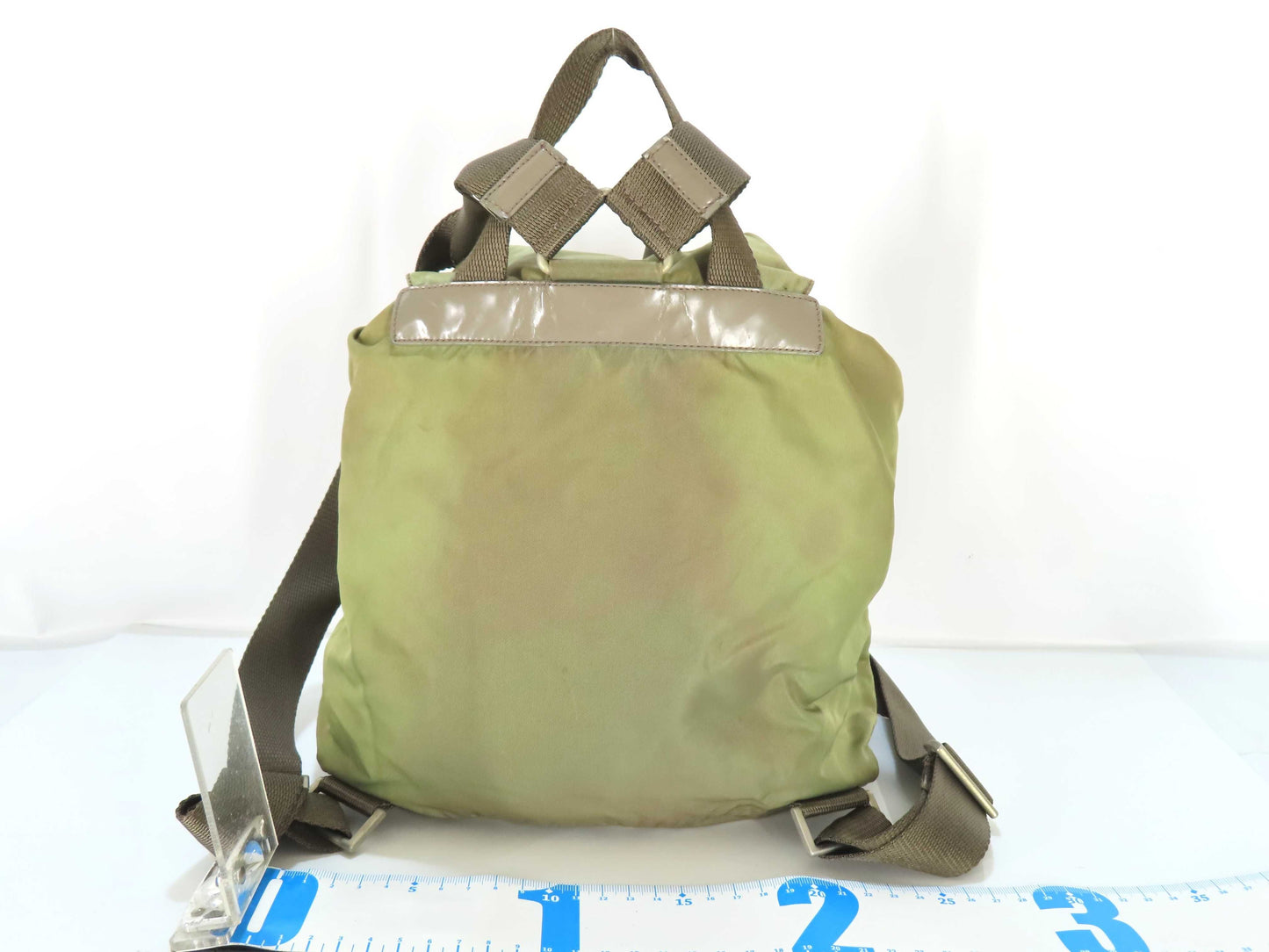 PRADA Backpack Nylon Leather Rucksack