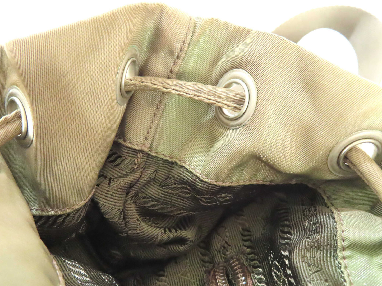 PRADA Backpack Nylon Leather Rucksack