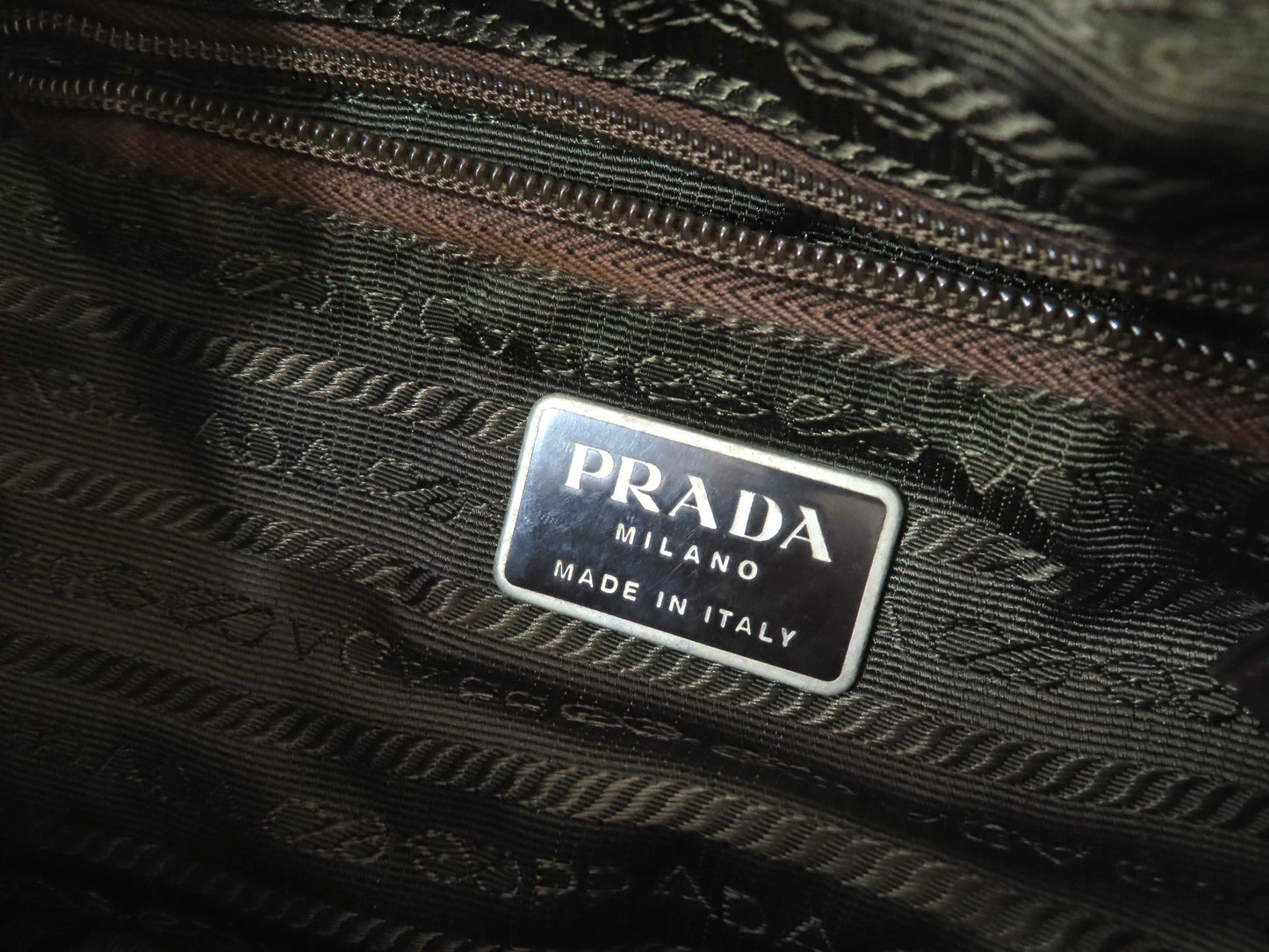 PRADA Backpack Nylon Leather Rucksack