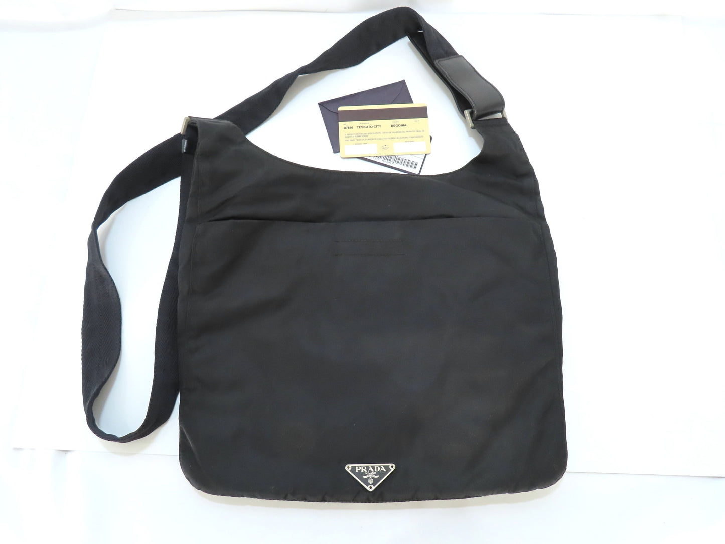 PRADA Prada Black Shoulder Bag with Guarantee