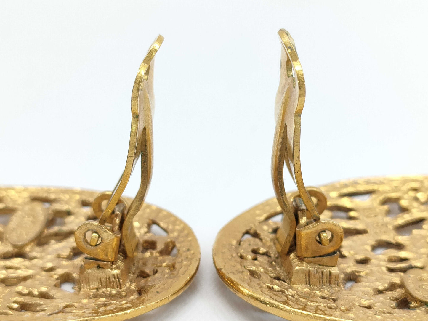 CHANEL Coco Mark Oval 26 Earrings