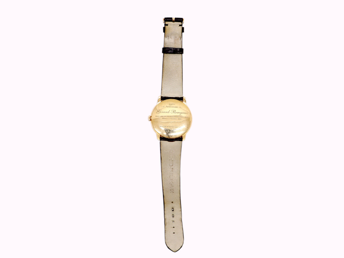 GIRARD PERREGAUX 220th Anniversary Model 49526 14/100 Automatic K18 Men's Watch