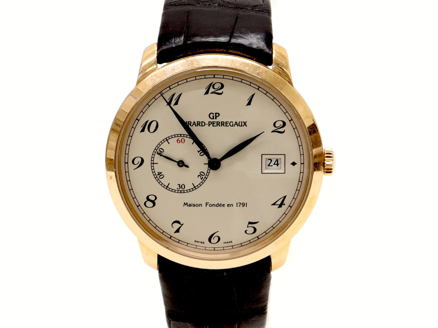 GIRARD PERREGAUX 220th Anniversary Model 49526 14/100 Automatic K18 Men's Watch