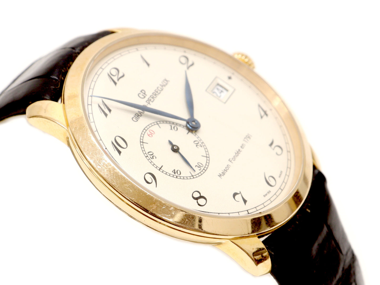 GIRARD PERREGAUX 220th Anniversary Model 49526 14/100 Automatic K18 Men's Watch