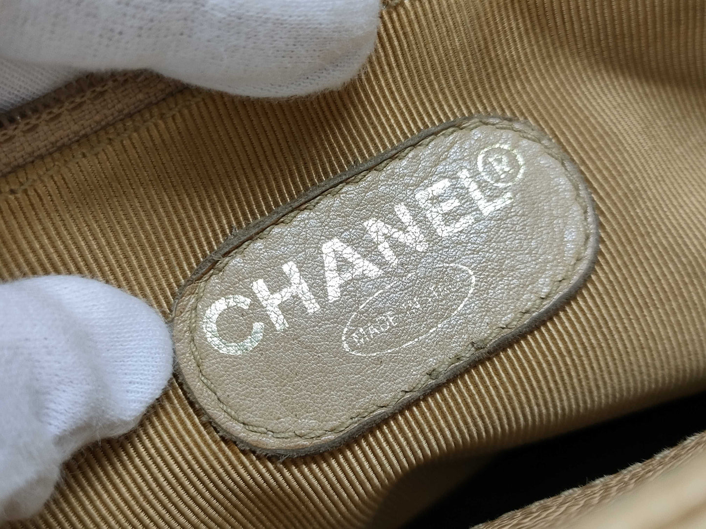 CHANEL Caviar Skin Supermodel Chain Turnlock Tote Bag