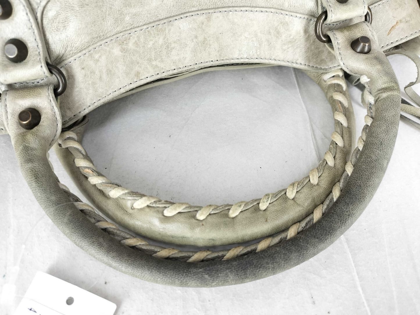 BALENCIAGA The First Balenciaga The First Gray Handbag