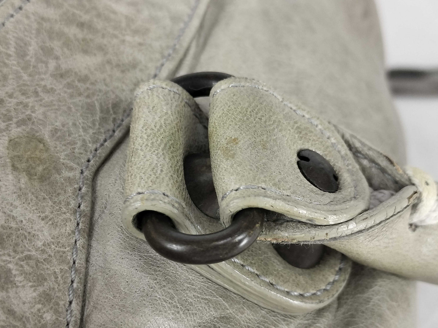 BALENCIAGA The First Balenciaga The First Gray Handbag