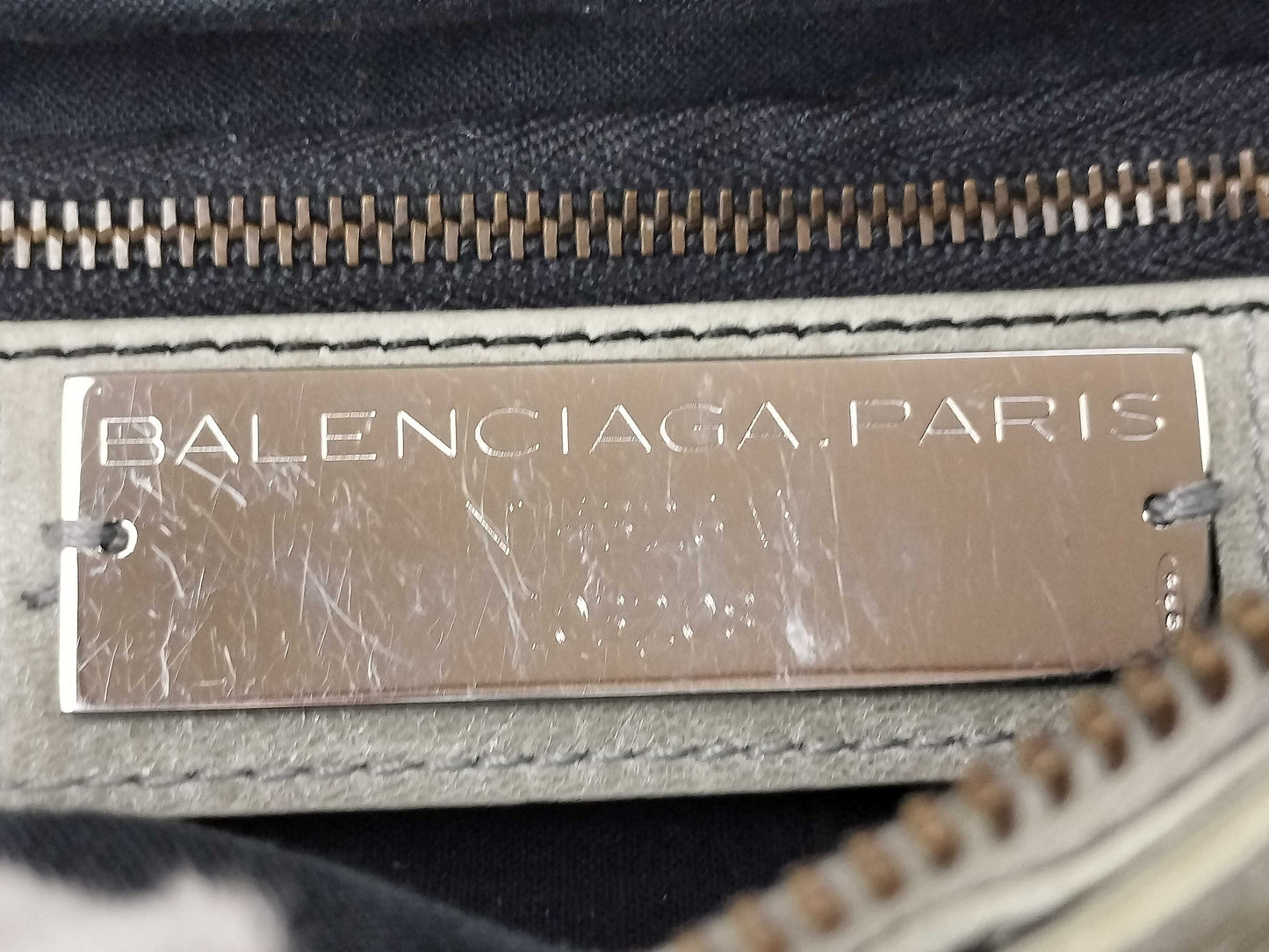BALENCIAGA The First Balenciaga The First Gray Handbag