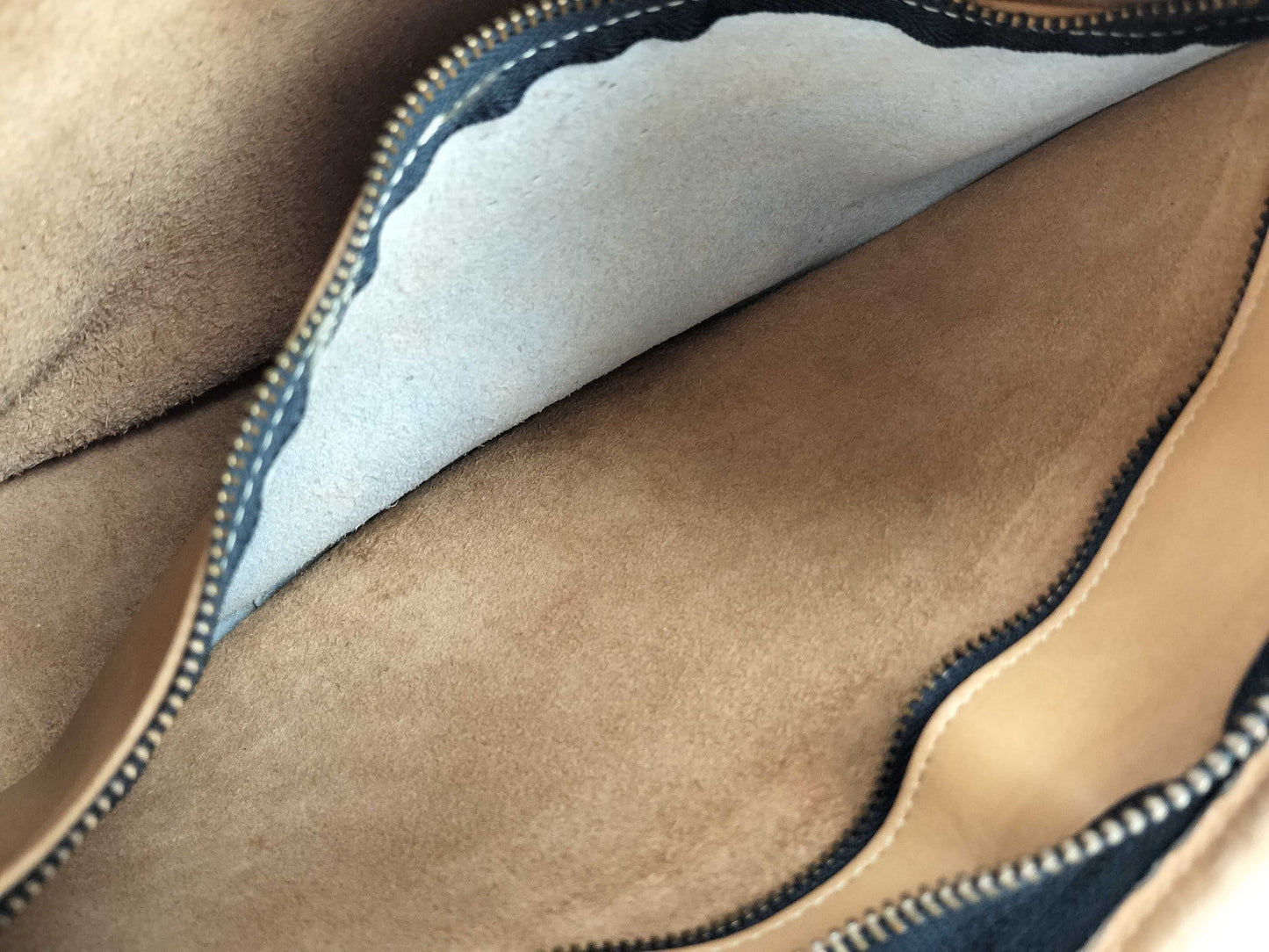 COACH shoulder bag in beige leather