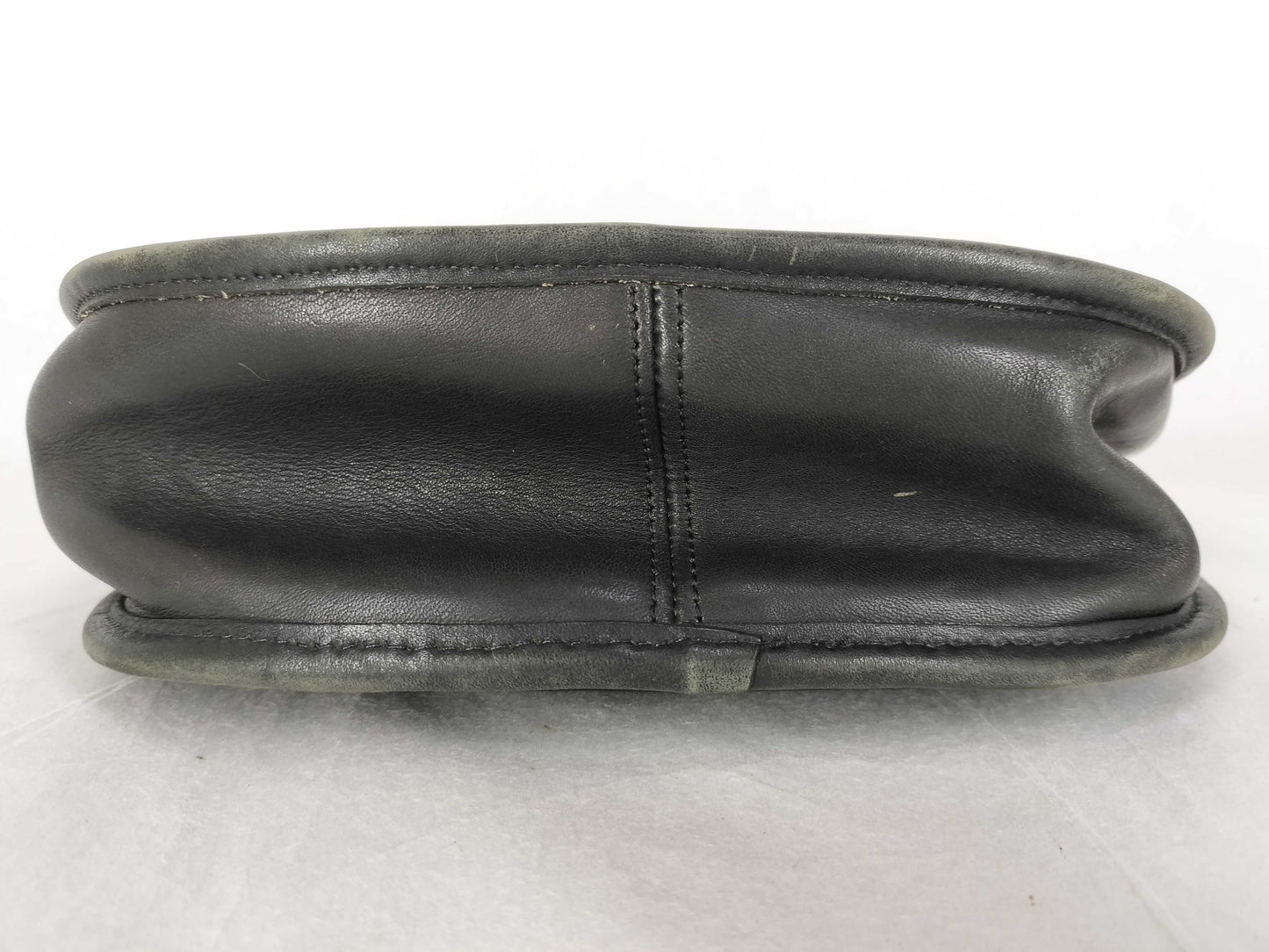 COACH 2-Way Leather Black Shoulder Bag