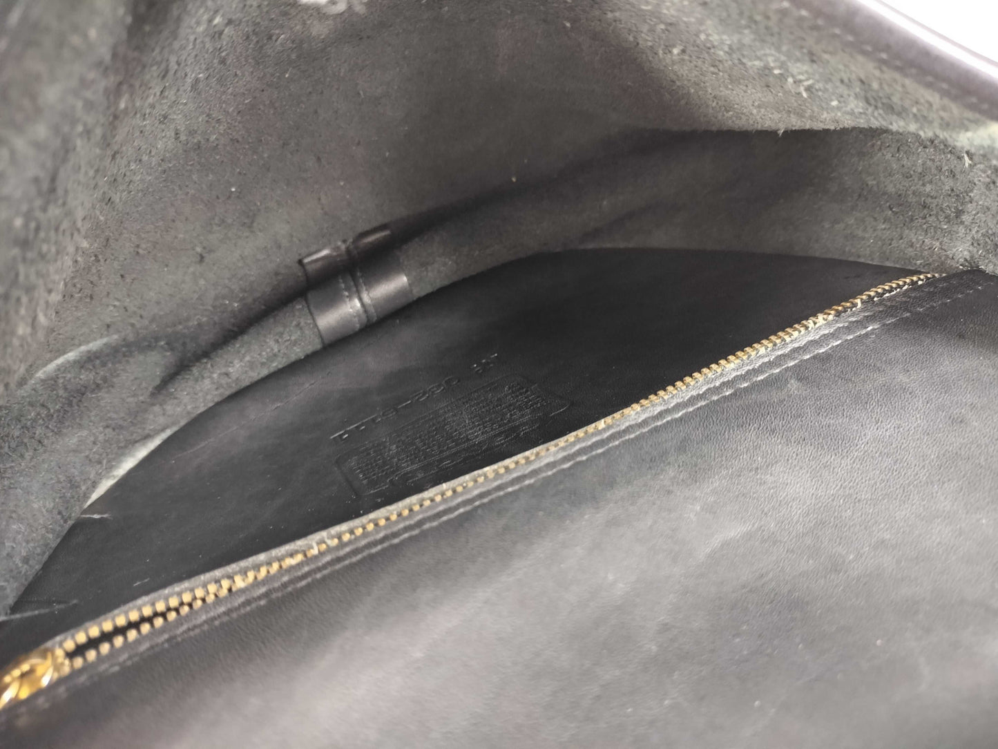 COACH 2-Way Leather Black Shoulder Bag