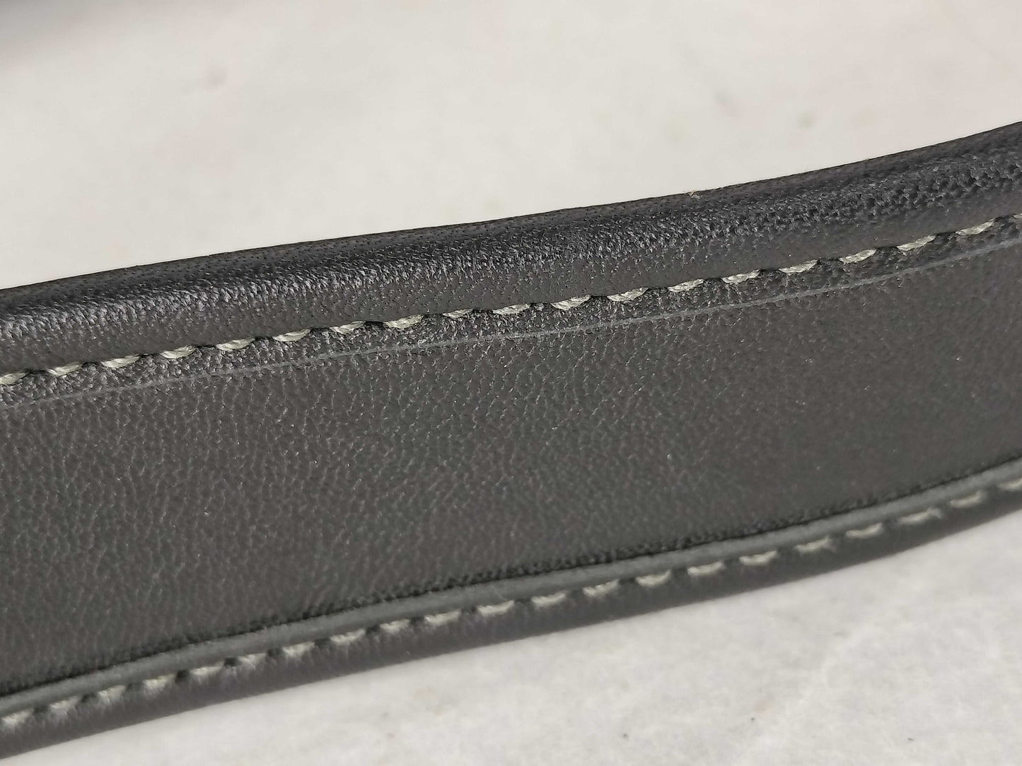 COACH one-shoulder leather black shoulder bag