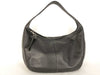 COACH one-shoulder leather black shoulder bag