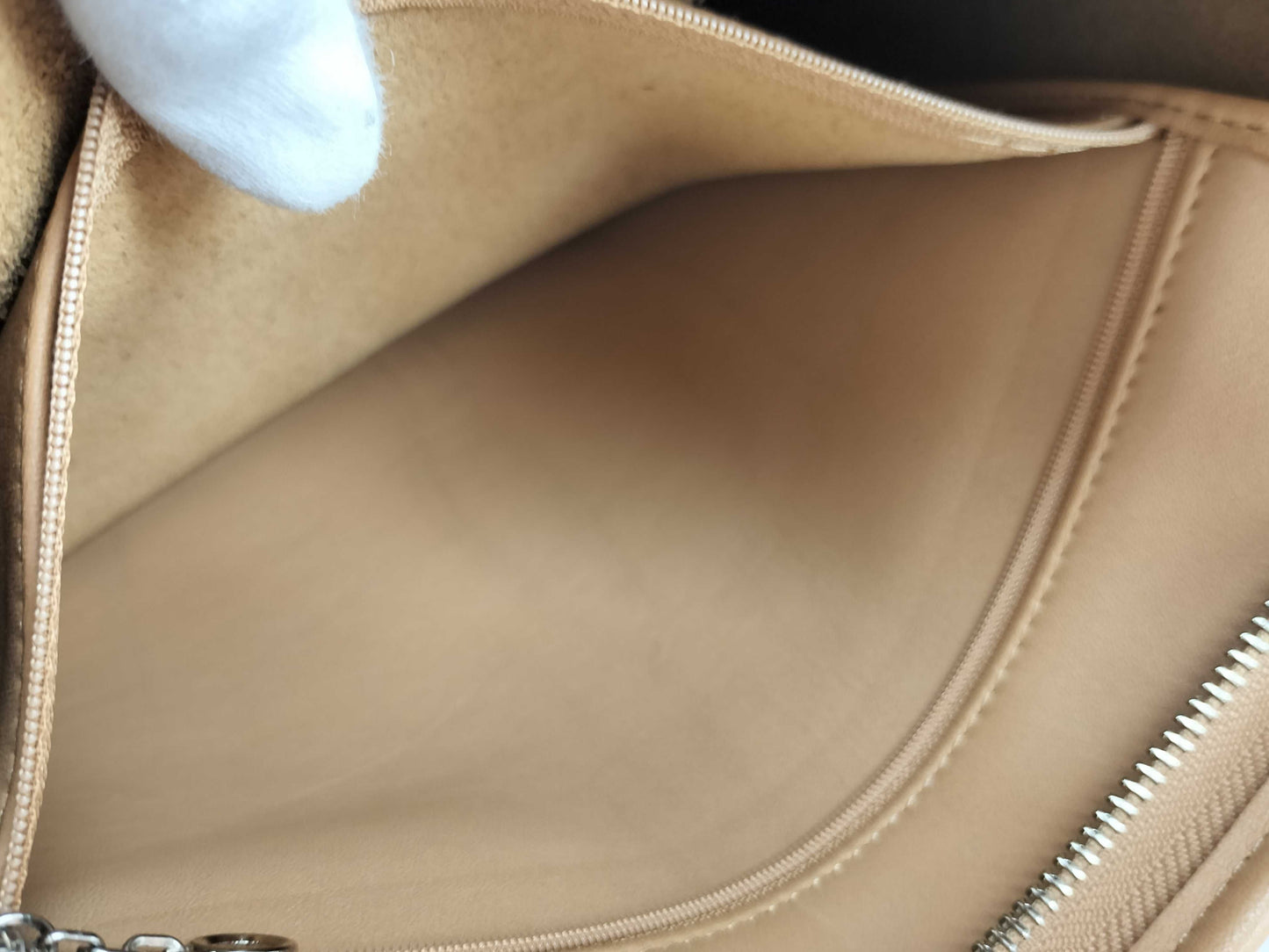 COACH shoulder bag in beige leather