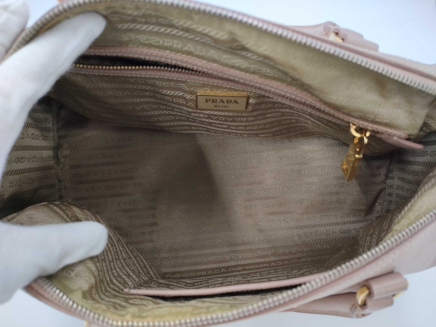 PRADA Prada Boston Cameo Saffiano Handbag