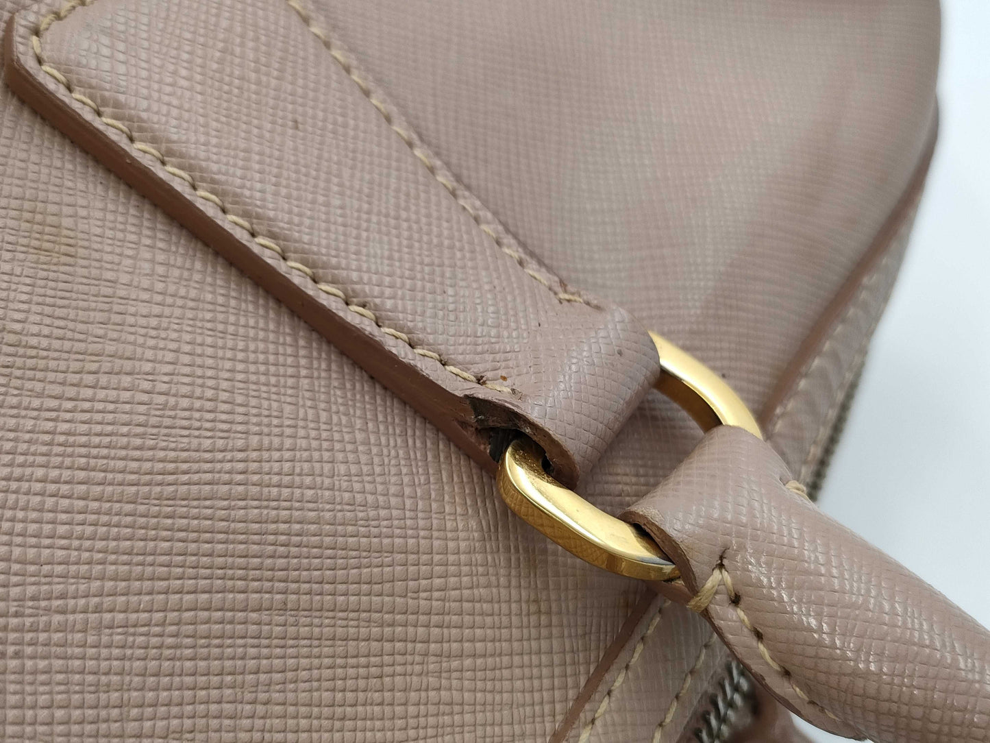 PRADA Prada Boston Cameo Saffiano Handbag