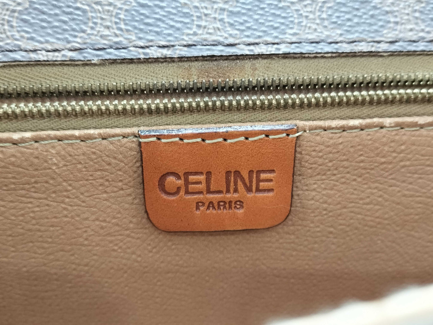 CELINE Macadam Shoulder Bag