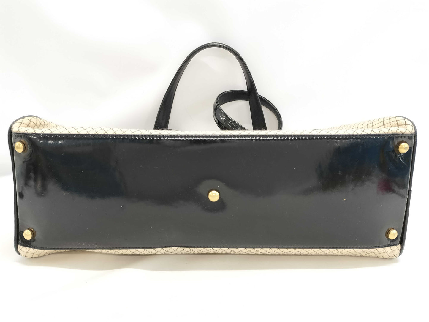 CHANEL Chanel Canvas x Enamel Boston Bag Boston Bag
