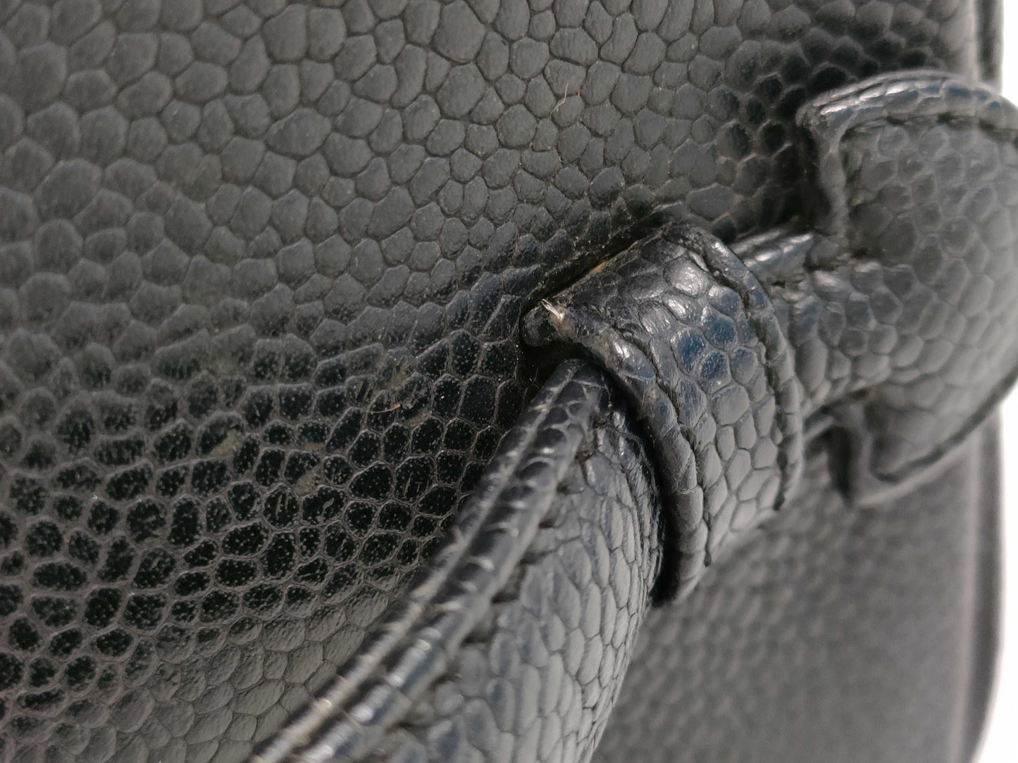 CHANEL Caviar Skin Vanity Handbag Bag