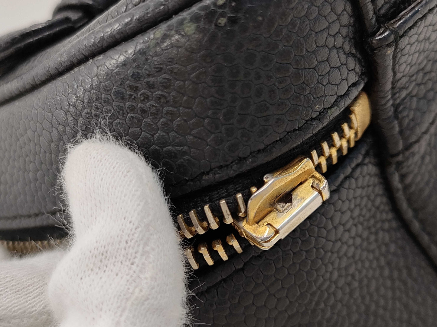 CHANEL Caviar Skin Vanity Handbag Bag