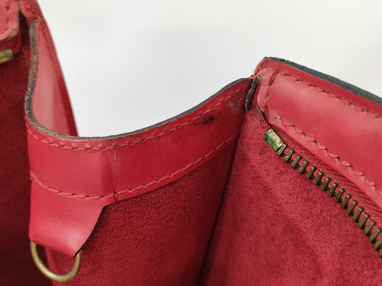 LOUIS VUITTON Epi Saint-Jacques Tote Bag Red Bag