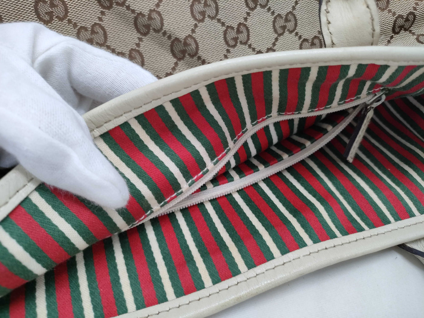 GUCCI GG Canvas Tote Bag 169946