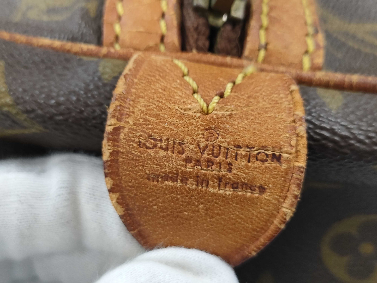 LOUIS VUITTON Monogram Sax Souple Boston Bag