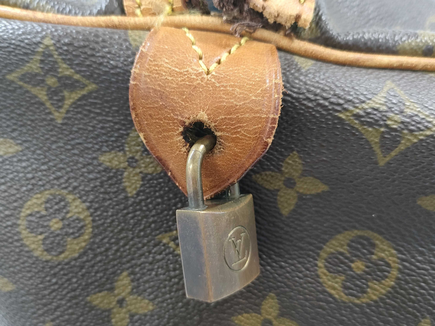 LOUIS VUITTON Monogram Sax Souple Boston Bag