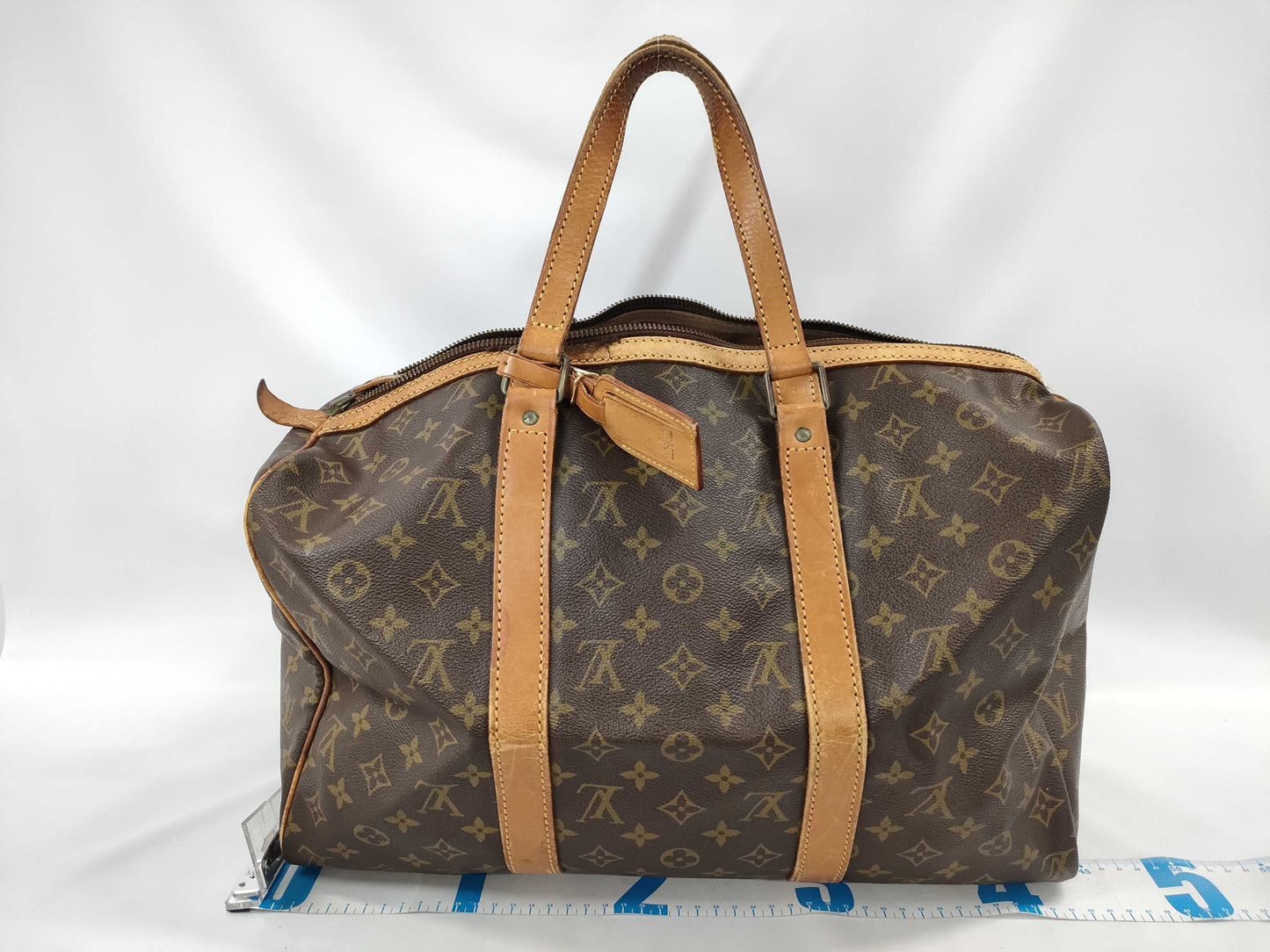 LOUIS VUITTON Monogram Sax Souple Boston Bag