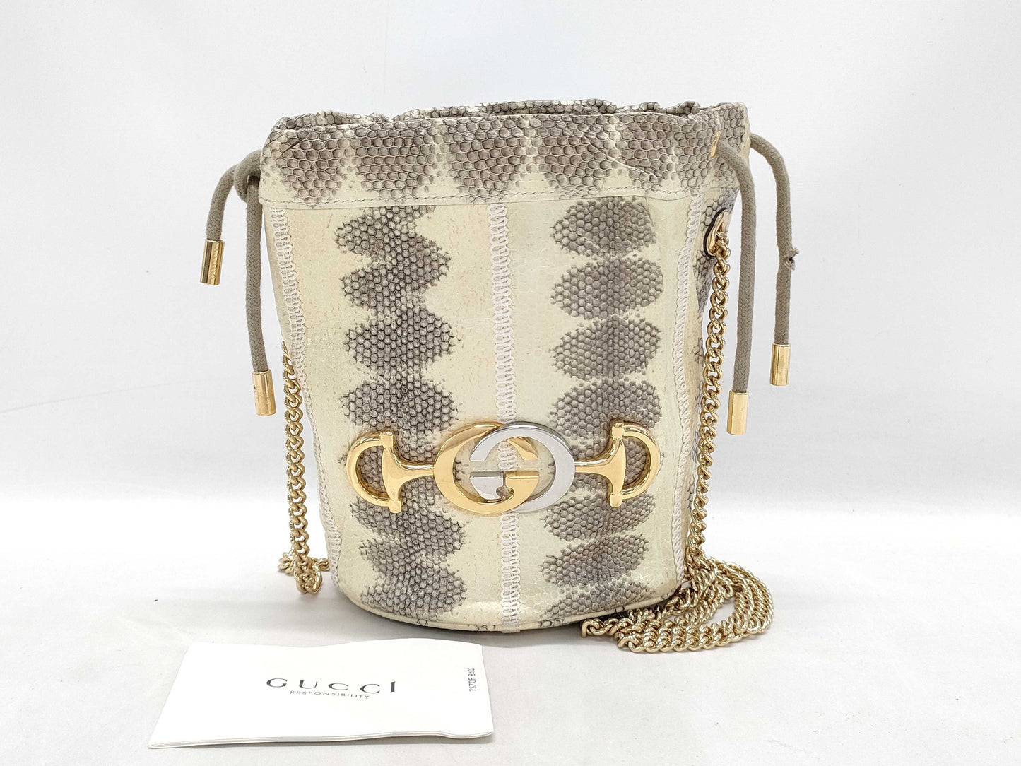 GUCCI Gucci Python 576432 Chain Shoulder Bag Shoulder Bag