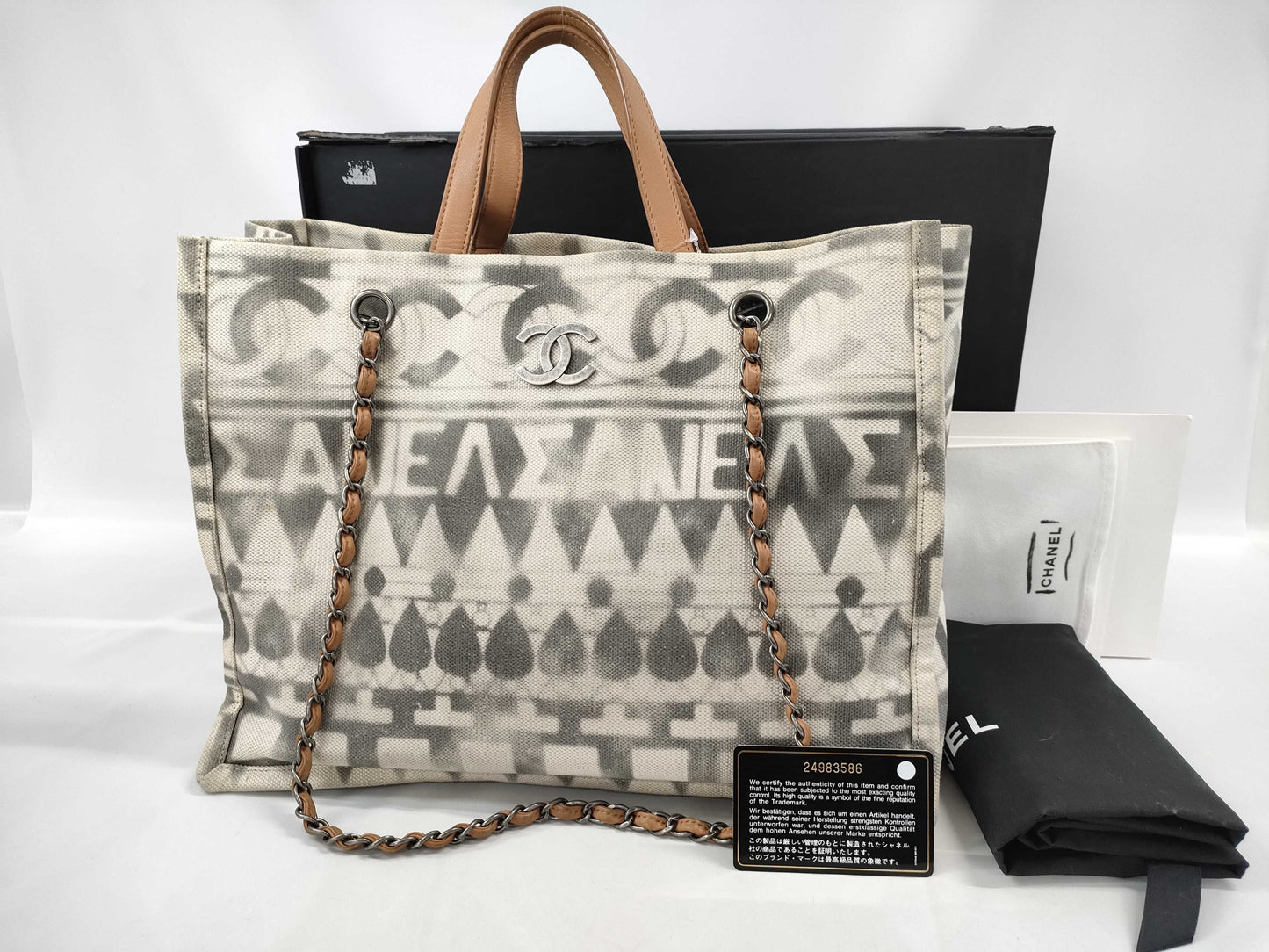 CHANEL Tote Bag No Seal Tote Bag