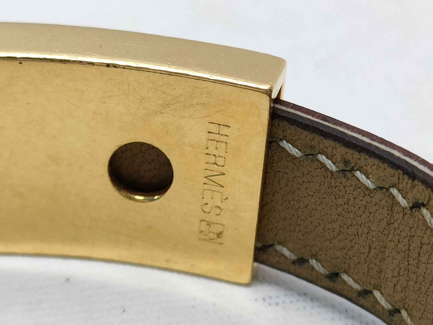 HERMES Bracelet □F Bracelet Bangle
