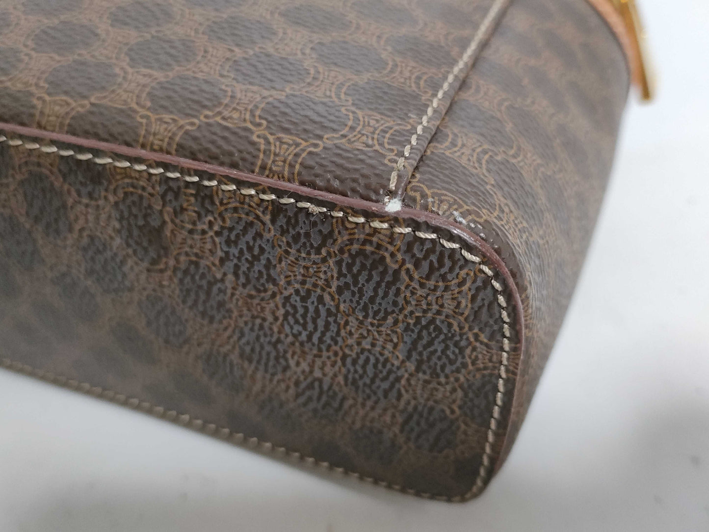 CELINE Macadam Vanity Handbag Vanity Bag