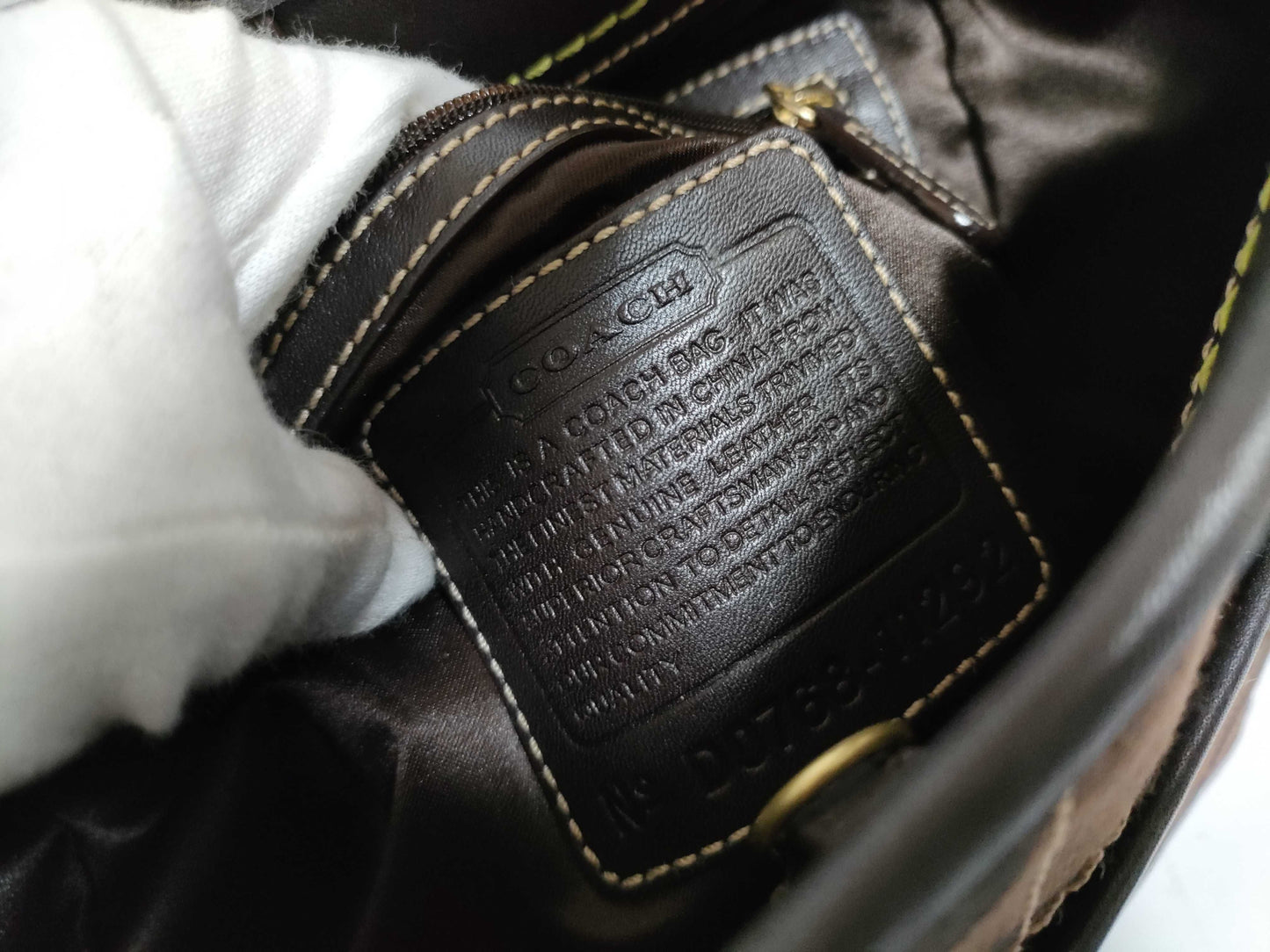 COACH Signature Coach Signature Handbag Dust Bag Handbag