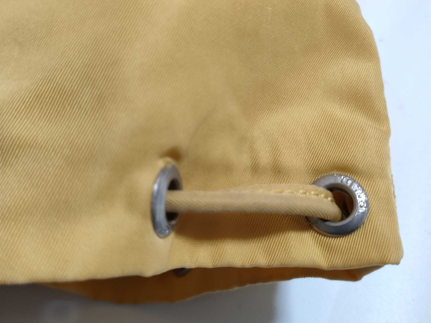 PRADA Nylon Prada Saffiano Drawstring Bag Pouch