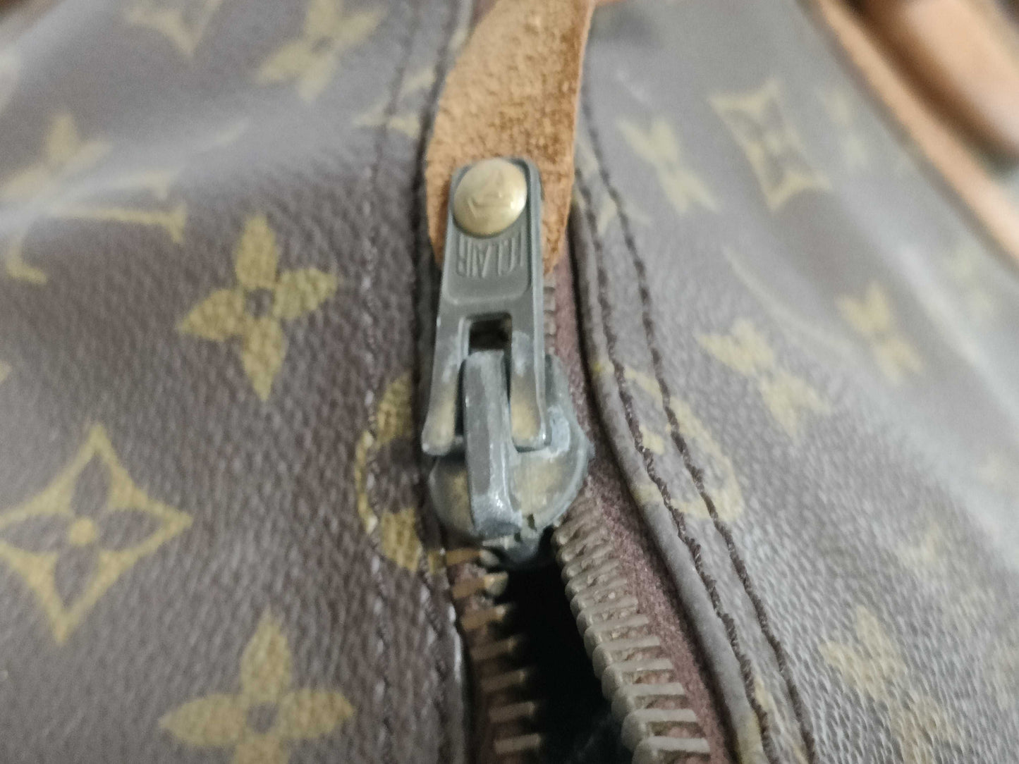 LOUIS VUITTON RFID Unverified Monogram Louis Vuitton Keepall 55 Boston Bag M41424/SA
