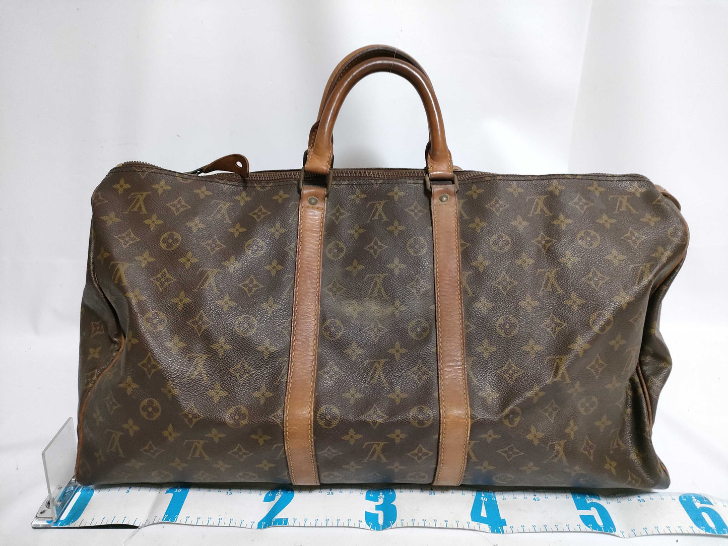 LOUIS VUITTON RFID Unverified Monogram Louis Vuitton Keepall 55 Boston Bag M41424/SA