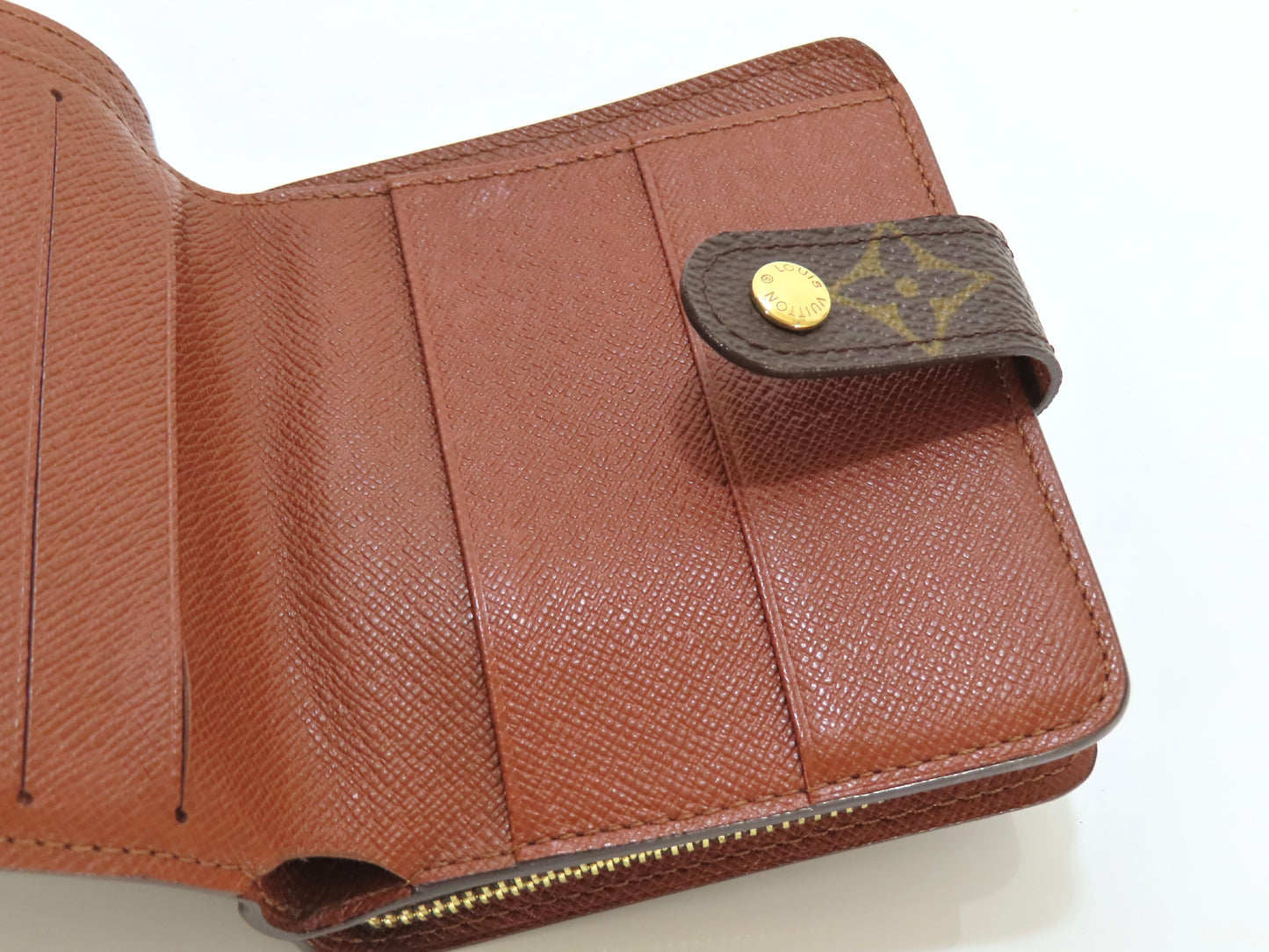 LOUIS VUITTON Monogram Compact Zip Wallet M61667/MI0090