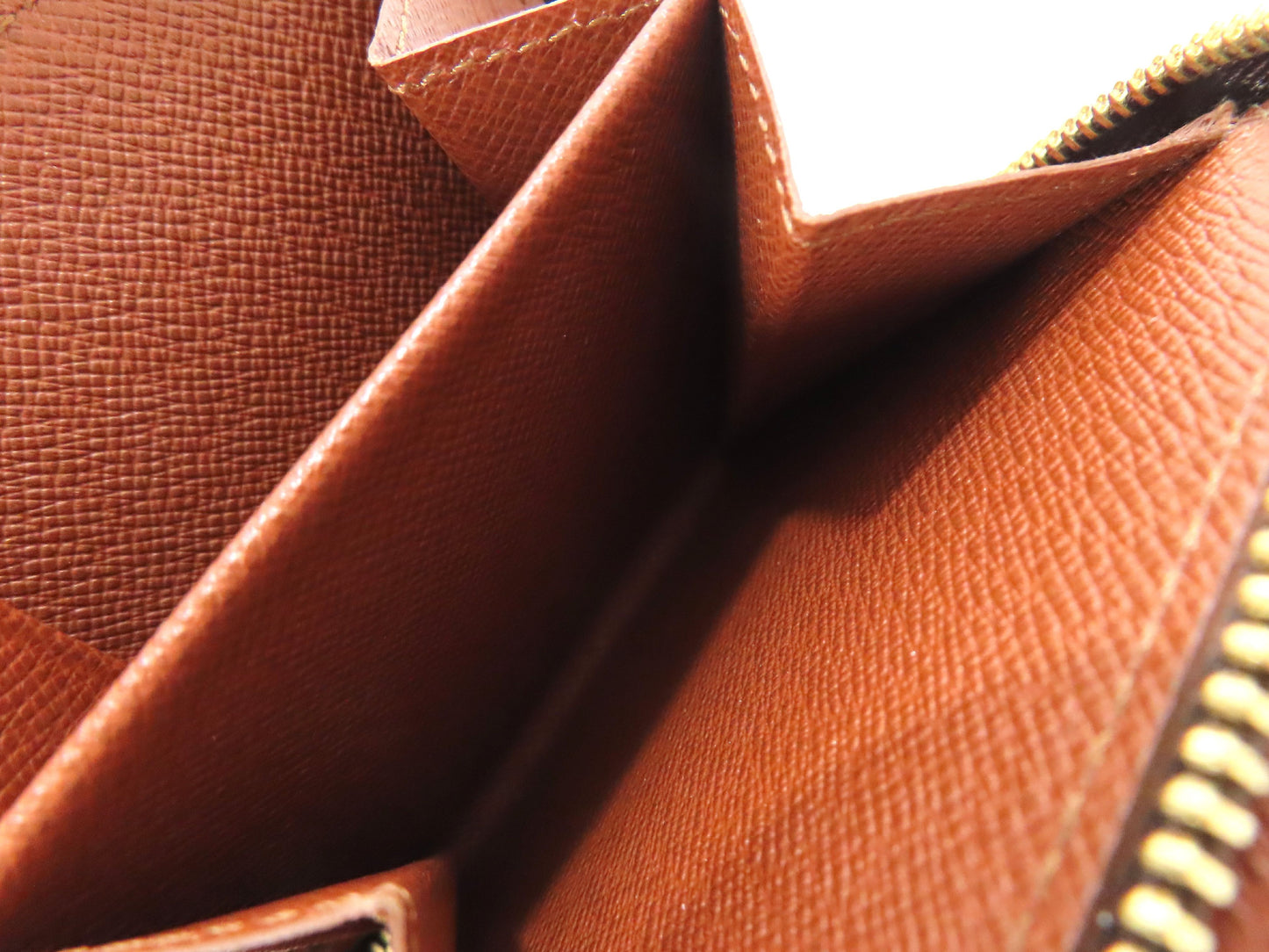 LOUIS VUITTON Monogram Compact Zip Wallet M61667/MI0090