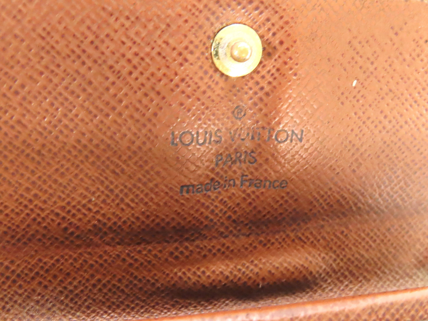 LOUIS VUITTON **** Monogram Louis Vuitton Monogram Porte Monnaie Platter M61930 Coin Case
