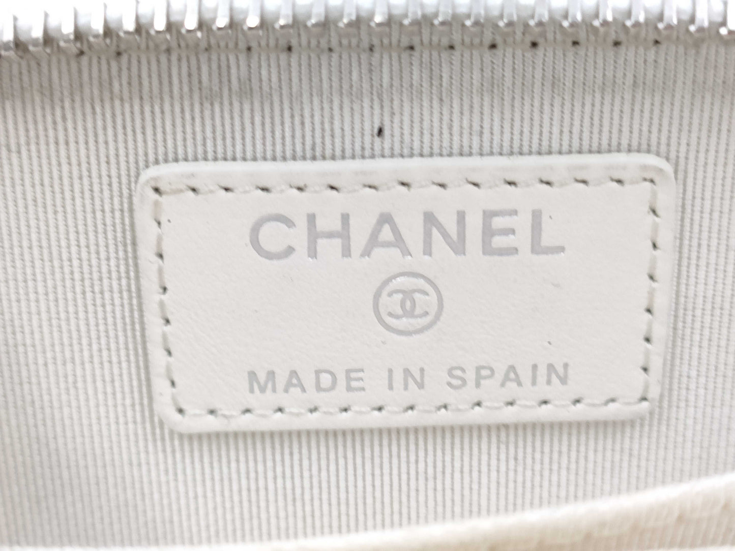 CHANEL Coco Mark Caviar Skin Coin Case Card Case Wallet Sticker Wallet