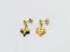 LOUIS VUITTON Louis Vuitton Monogram Flower Earrings LE1100