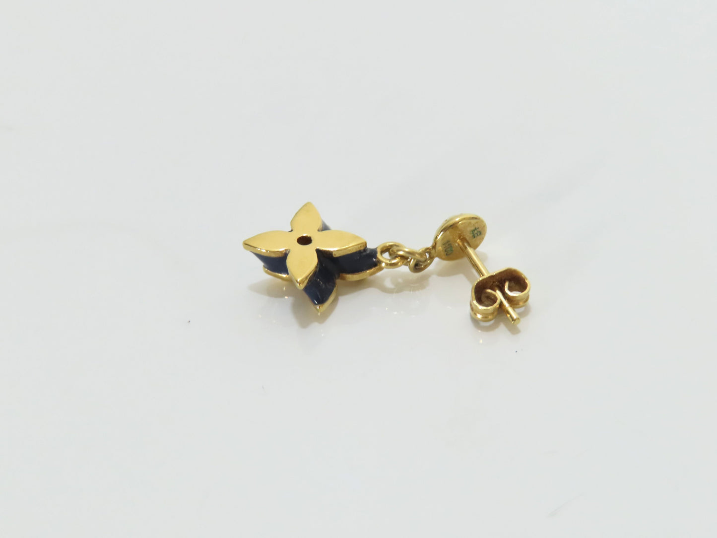 LOUIS VUITTON Louis Vuitton Monogram Flower Earrings LE1100