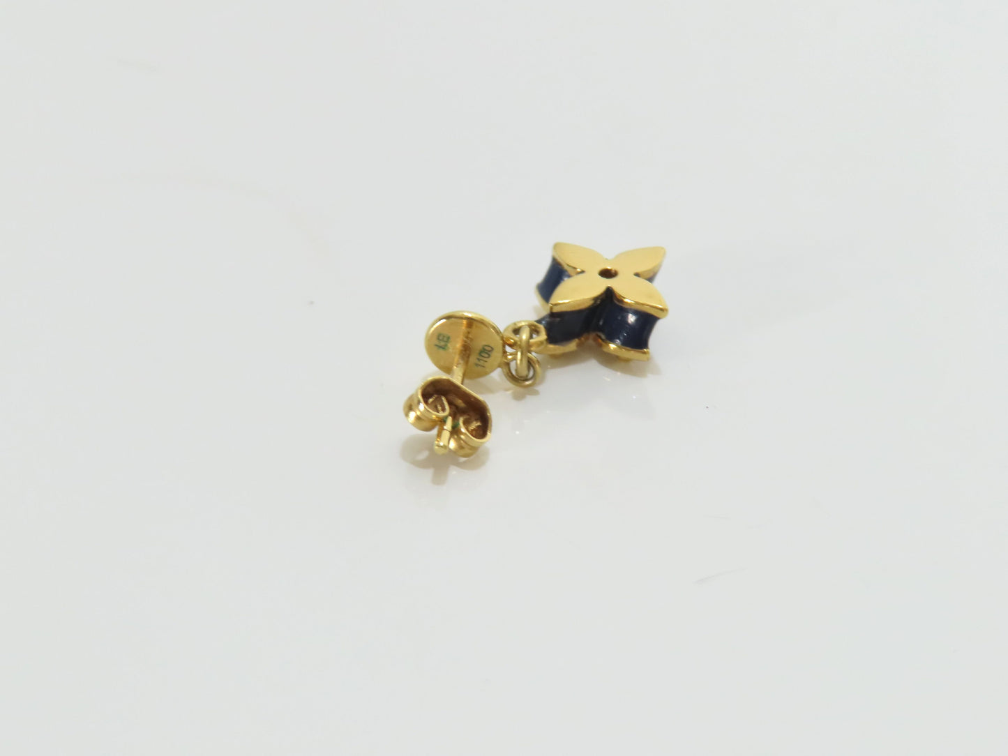 LOUIS VUITTON Louis Vuitton Monogram Flower Earrings LE1100