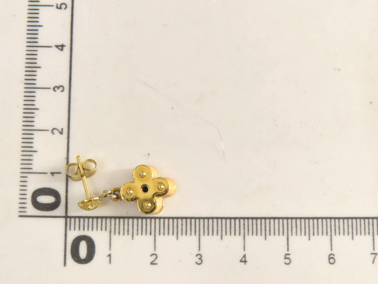 LOUIS VUITTON Louis Vuitton Monogram Flower Earrings LE1100