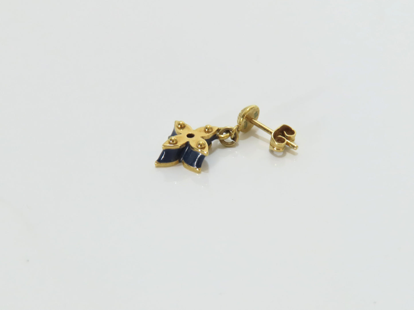 LOUIS VUITTON Louis Vuitton Monogram Flower Earrings LE1100