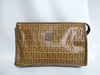 FENDI Zucchino Clutch Bag with Zucca Pattern