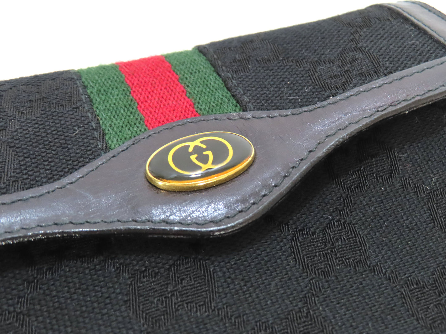 GUCCI GG Canvas Sherry Line Pouch Box Pouch