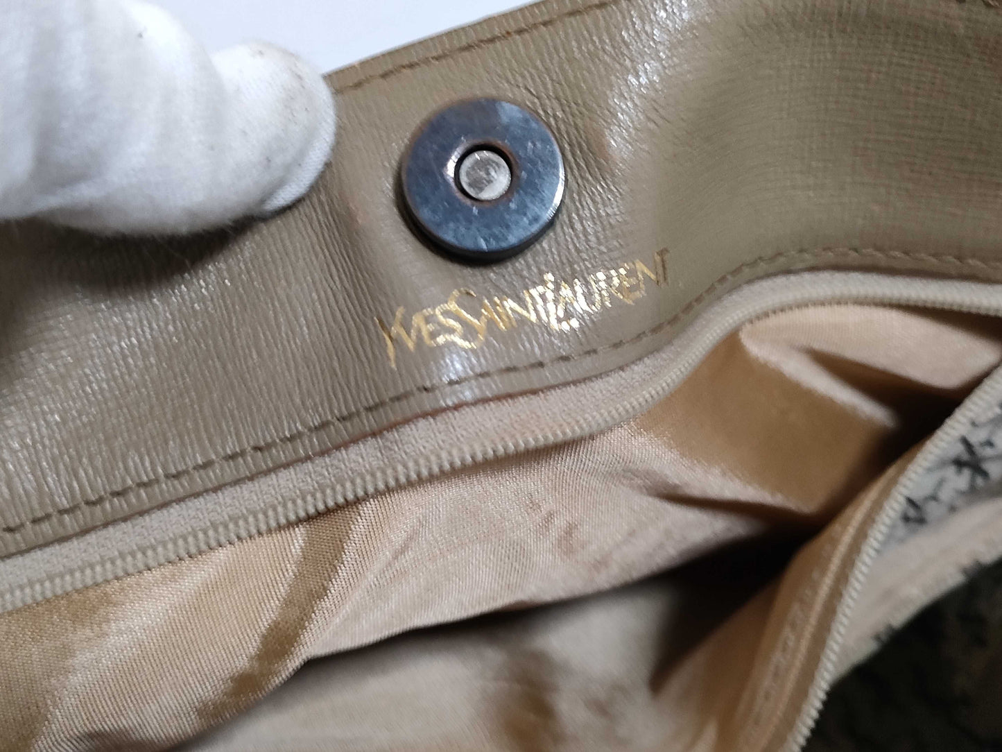 Yves Saint Laurent tote bag, dust bag, tote bag